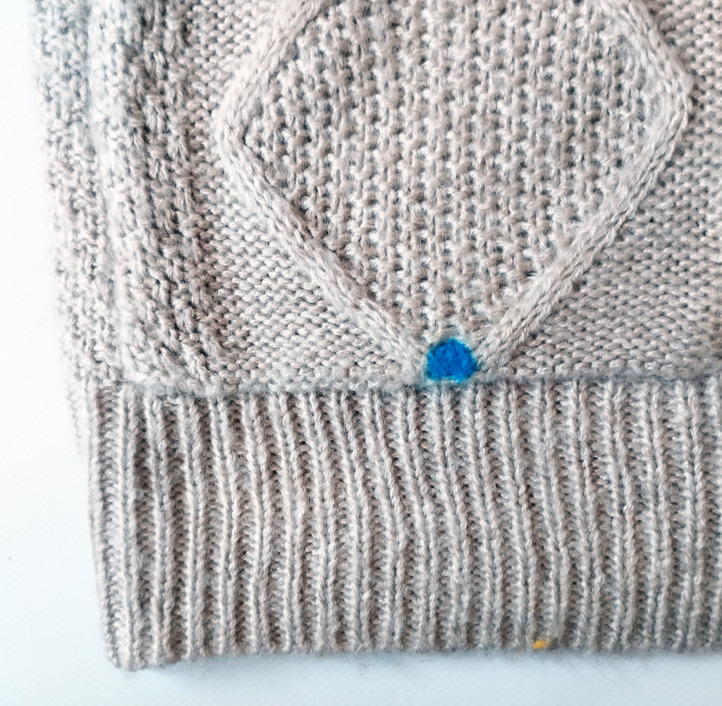 Cárdigan gris claro. 55€