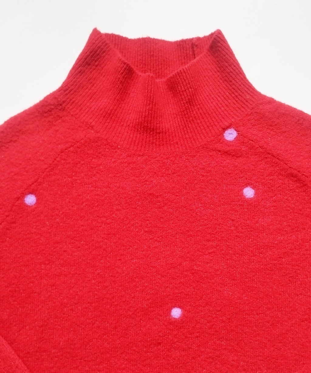 Sueter Rojo cuello alto 40€