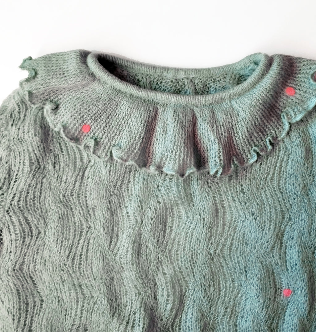 Suéter con volante. 45€